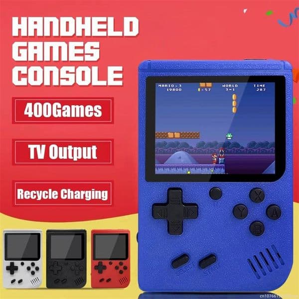 Wholesale Holesale Retro 400 In 1 Console 8 Bit Mini Portable Handheld Video Game Players Color LCD Screen Kids Gift