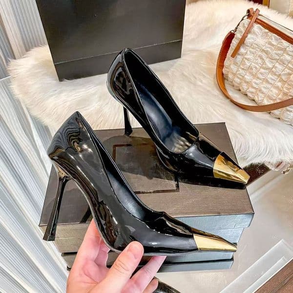 Designer high heels Women luxury sandals formal shoes diamond high heels black pointed Women sexy party wedding sandals