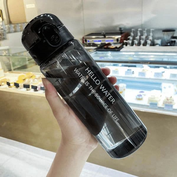 780Ml Water Bottle With Bounce Cover Leak Proof Sports Drinkware Strap Reusable Portable Water Bottle For Kid Women Fitness Gift 250515