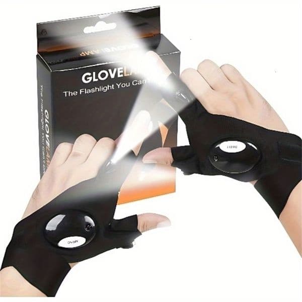 LED Flashlight Gloves Day Gifts for Man Boyfriend Husband Dad Unique Man Gifts Cool Gadget for Repairing 250428