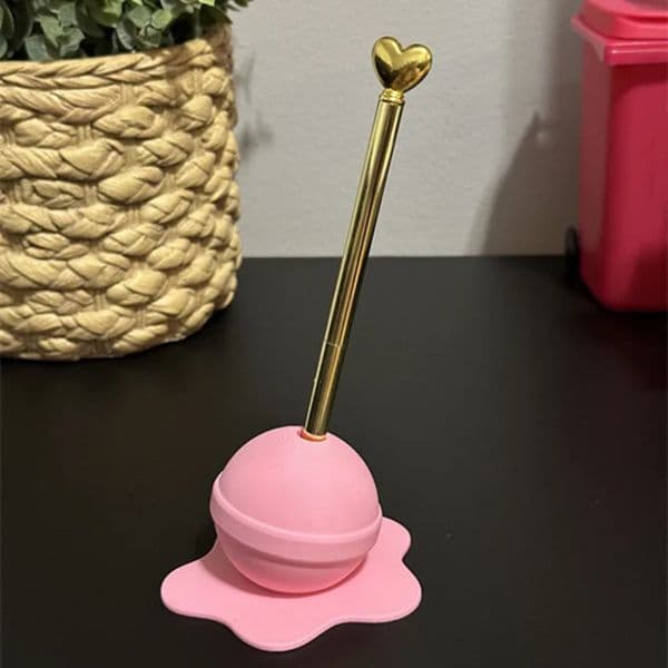 Melting Lollipop Sculpture Pencil Holder Art Crafts Desk Ornaments Home Decoration 240804