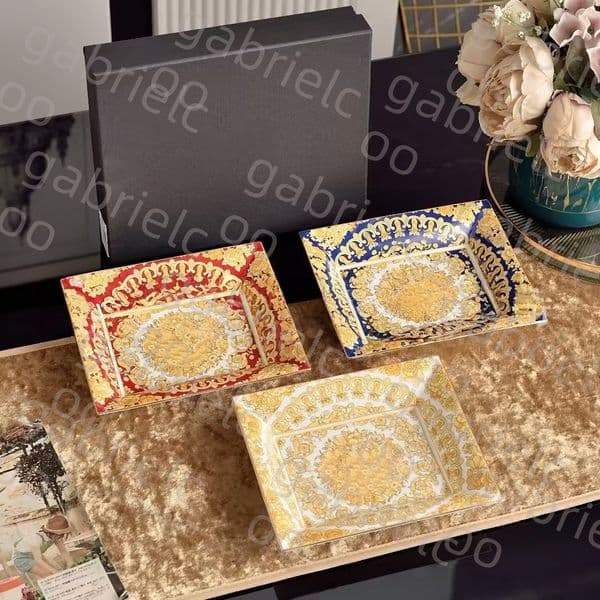 Plates European Style Medusa Ceramic - Creative Home Office Decor With Storage Luxury Desktop Organizer For Smoking Accessories