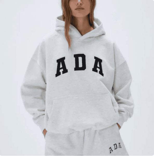2026 Gym Clothe Set Adanola Hoodie Relaxed Fit Sport Laidback With Designer Pullover Women Clothes Sportswears Round Neck Letter workout set Printed Long Sleeve