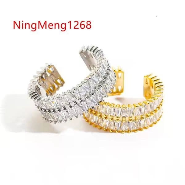 High End Moissanite Diamond Hip Hop Ring For Women Dazzling Jewelry Piece With Superior Craftsmanship And Luxurious Appeal