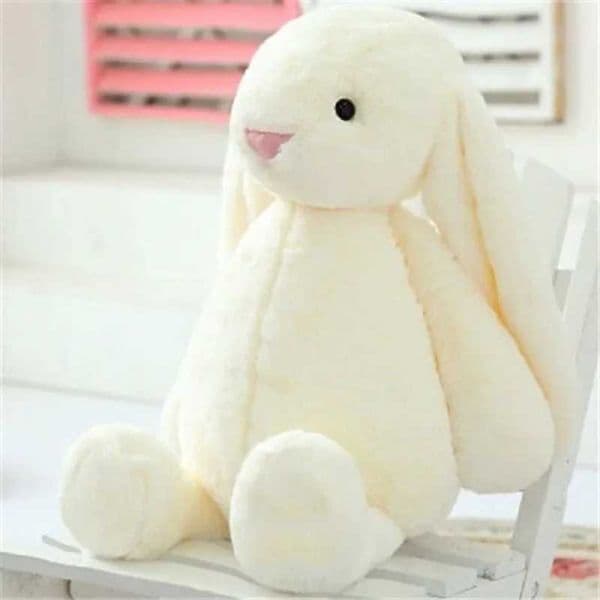 Kawaii Bunny Plush Toys Soft Stuffed Animals Long Ear Rabbit Sleeping Cute Cartoon Plush Toy Dolls Children Birthday Toys Gift J250926