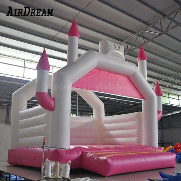 10x10x10ft Commercial new design white bounce house inflatable full pvc bouncer for party rental bouncy castle white with blower free ship to your door