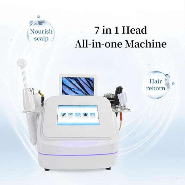 Factory Price Desktop 7 In 1 Hair Follicle Analysis Follicle Reactivate Hair Growth Accelerating Anti-Hair Loss Scalp Care Equipment With Massage He