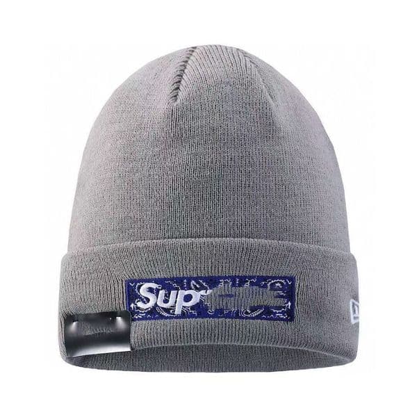 Beanie/Skull High Quality Supremely Wool Beanie Luxury Designer 18Fw Big Hardcore Knitted Hats For Men And Women Black Winter Hatsskull Caps 42