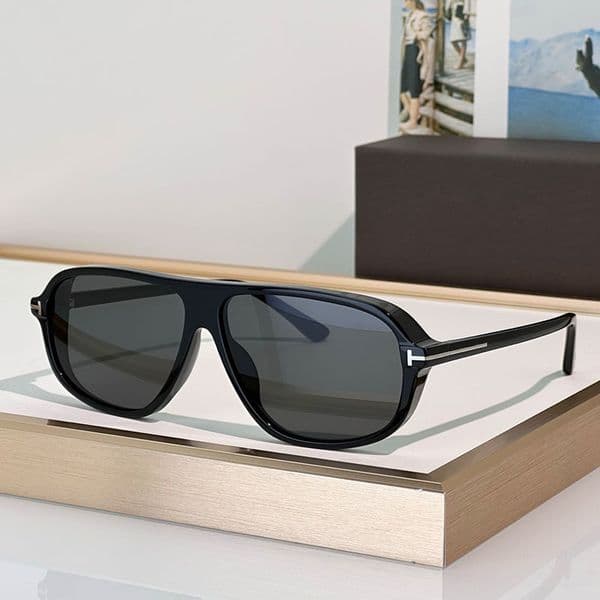 Fashion Designer Outdoor Sunglasses Versatile Mens and Womens Sunglasses Pilot Acid Sunglasses TF1208 UV400 Car Travel Essential with Box