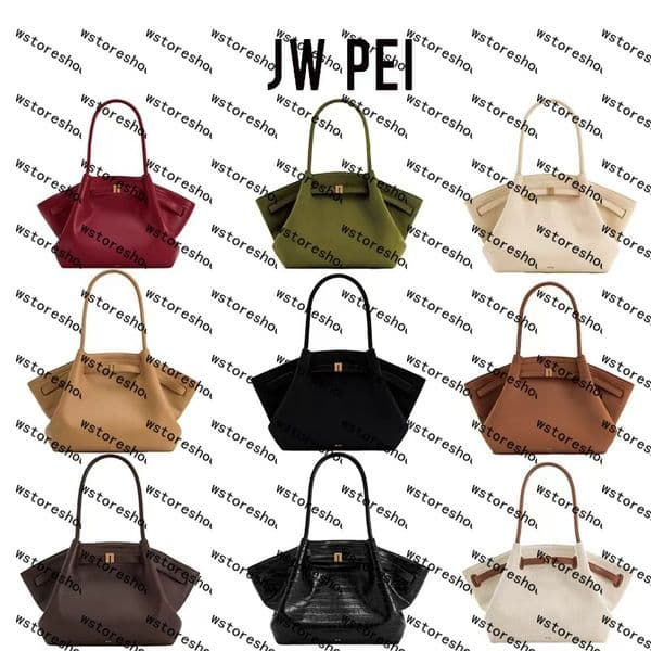 JW Pei Dumpling Bun 2025 New Hana Size Women's Single Cross Shoulder Handbag Elegant JW Pei Womans Handbag: Sleek 'Single' Straps Style with Contemporary Appeal