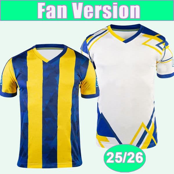 25 26 Rosario Central Mens Soccer Jerseys QUINTANA LOVERA BRAVO GIACCONE COPETTI O'CONNOR Home Away Football Shirt Short Sleeve Adult Uniforms