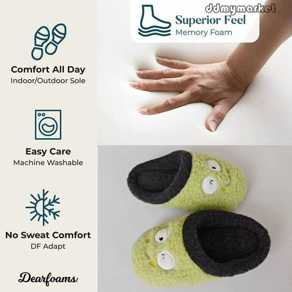 Cloth Sole Silent Teddy Fleece Shoes ddmymarket