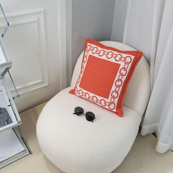 Cushion Cover Modern Style Pillow Case Sofa Headrest Fashion Bolster Designer Couch Pillowcase 12545