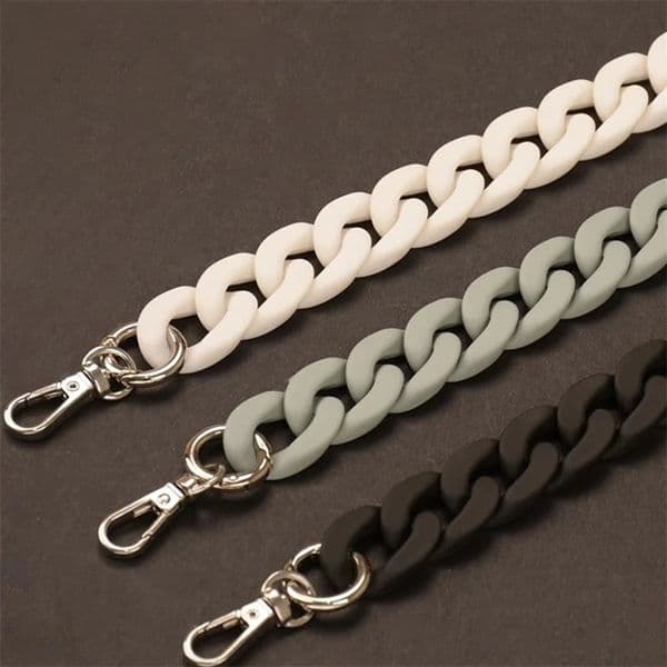28/140cm Acrylic Resin Womens Handbag Chain Messenger Bag Shoulder Strap Plastic Bag Accessories Replacement Bag Chain 250110