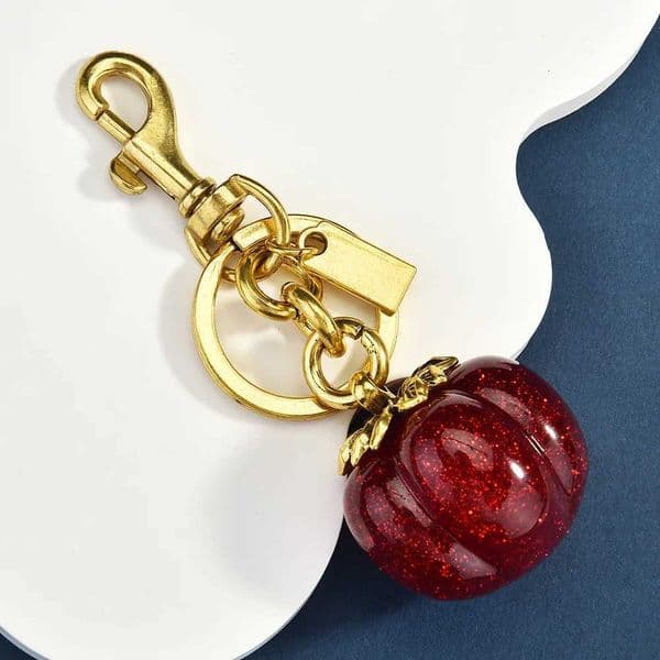 Luxury Simple Luxurious Persimmon Keychain Bag Pendant Everything Goes Smoothly Small Gifts and Accessories Y250929as