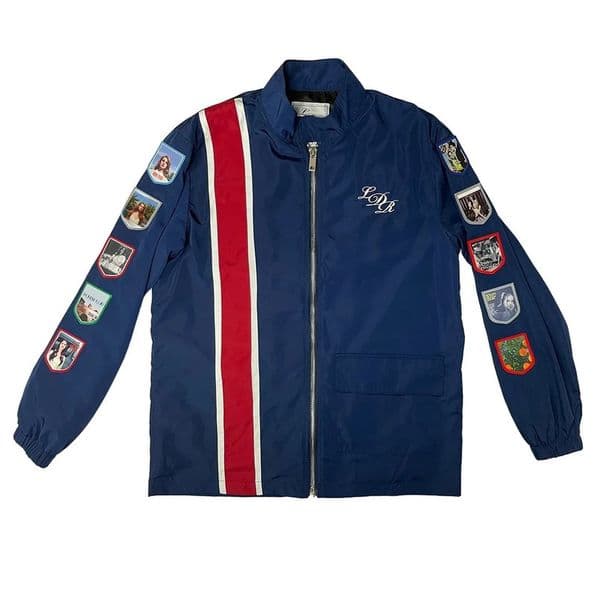 Lana Merch Racing Jacket With Patches Commemorative LDR Racer Jackets In Navy For Women And Men Del Tops Coat Reys Clothing 250210