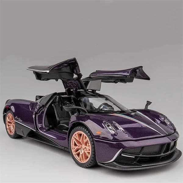 Electric RC Track 1 32 Pagani Huayra Dinastia Alloy Racing Car Model Diecast Toy Vehicles Metal Sound Light Collection Boy Toys Gift 231204bj