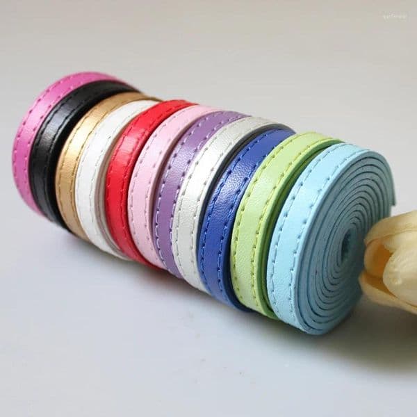 Leather 8mm X1m Band Wristband For Key Chain Bag Or Bracelet