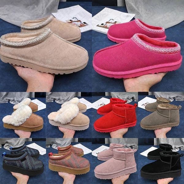 free shipping Sandals designer slippers chestnut mustard seed men mule platform pink black womens mens wool winter warm boots clogs sandals