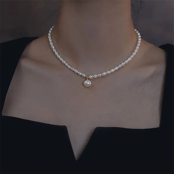 100% Natural Bright Freshwater Pearl 14K Gold Filled Female Chains Necklace Jewelry For Women Mothers Day Gifts Never Fade 241023