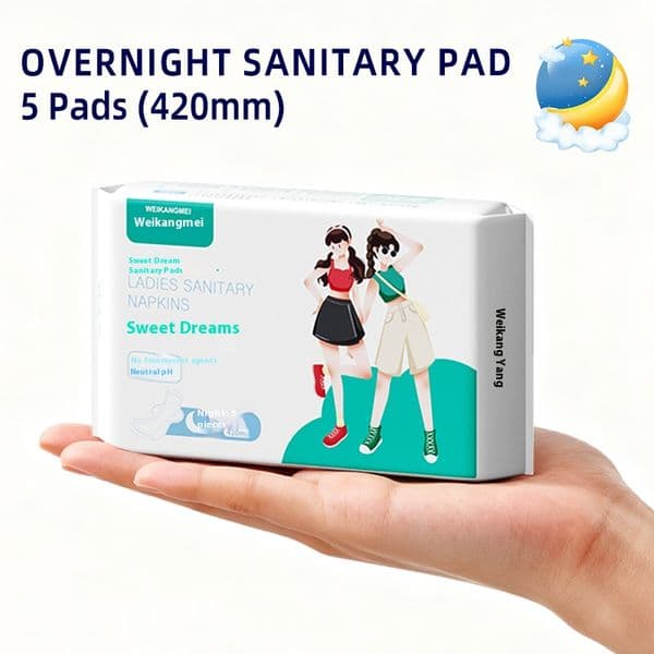 Daily sanitary pads Women's period underwear Postpartum sanitary pads for new mothers Overnight sanitary pads for deep sleep 420mm