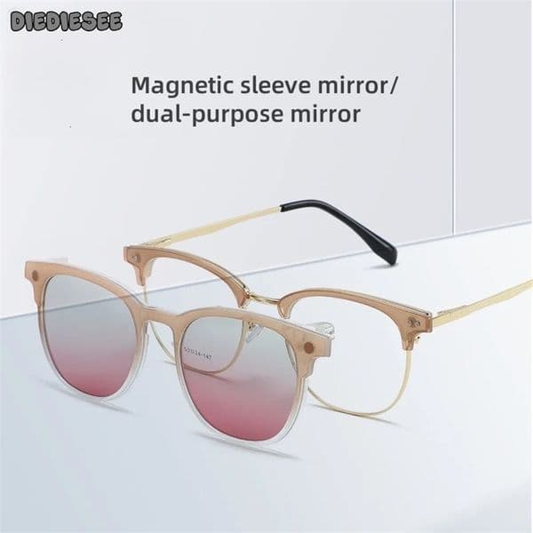 DIEDIESEEs Magnetic Sunglasses Are a Dualpurpose UV Resistant Pair That Can Be Paired With A Myopia Glasses Holder CF8327 250616