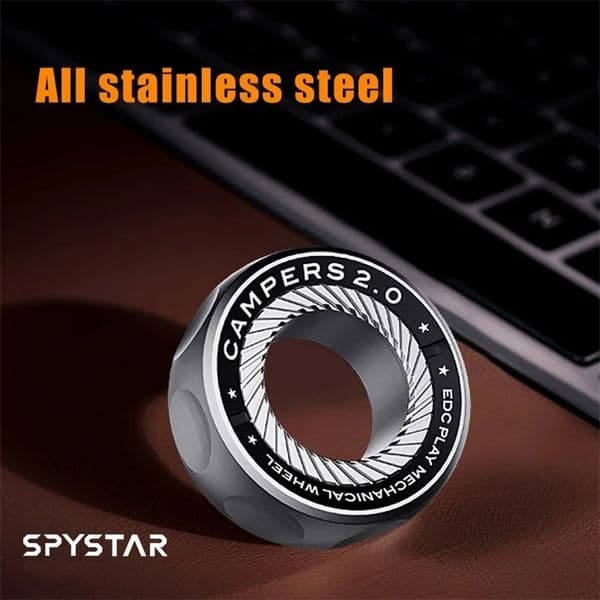 SPYSTAR Mechanic Ring Paragraph Fidget Spinner Fingertip Gyro Ratchet Magnetic Metal Adult Anti Stress Toy Office Desk EDC 250610