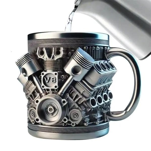 3d Engines Mug Engines Stainless Steel Cup Coffee Cup Beer Mugs Funny Drinking Accessories For Home And Office 250625