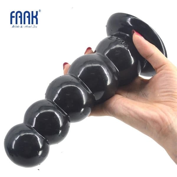 FAAK big dildo strong suction beads anal dildo box packed butt plug ball anal plug sex toys for women men adult product sex shop 240126bj
