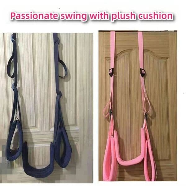 Swing with seat cushion stuck on the door adult sex accessory couple sex creative female happy swing sex product 241111bj