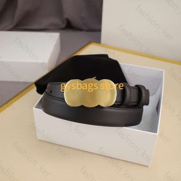 Fashion Cowhide Belt Stylish Womens Leather Belts Width 2.5Cm Fashion Smooth Buckle 6 Options 69D2d