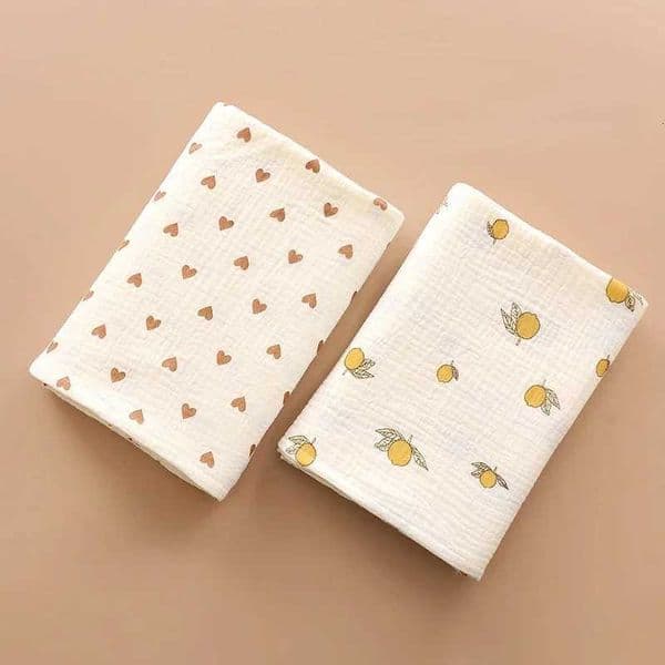 Ins Baby Blanket Muslin Swaddle 2 Layer Cotton Receive Blankets for Newborn Bath Towel Summer Bedding Baby Items Mother Kids Z250930