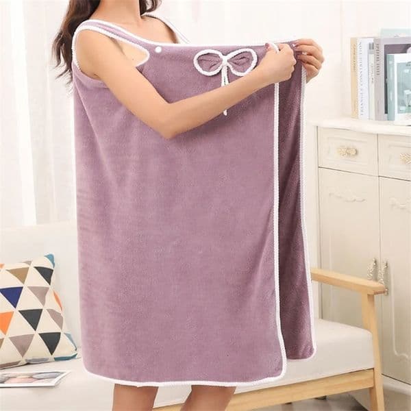 Towel 140x80cm Wearable Bath Towels Coral Fleece Womens Skirt Absorbent Sling Shower Bathroom Quick Dry 231026