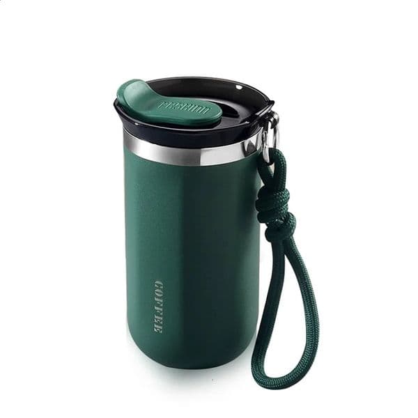 Thermos Water Bottle Insulated Vacuum Tumbler Stainles Steel Cup Thermal Coffee Mug With Lid Keep Cold Drinks Double Walled 250313