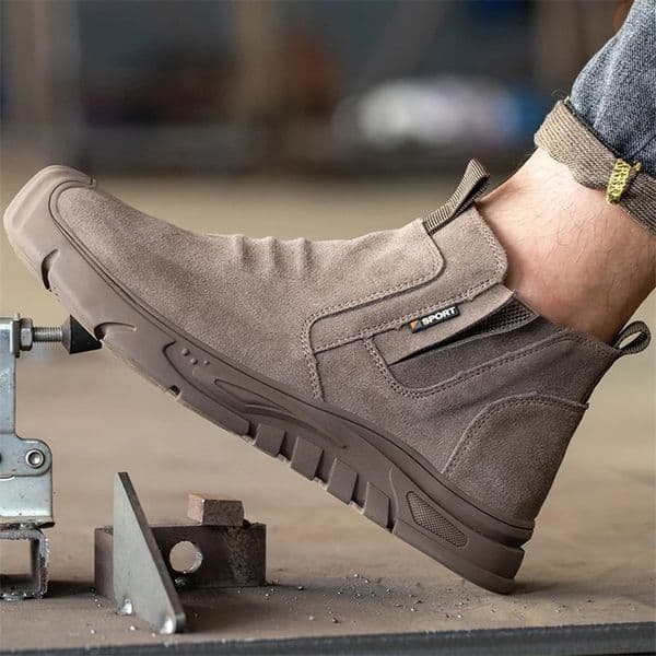 Steel Toe Cap Working Boots AntiPuncture Work Shoe For ManIndestructible Shoes Outdoor Safety for Men 240702