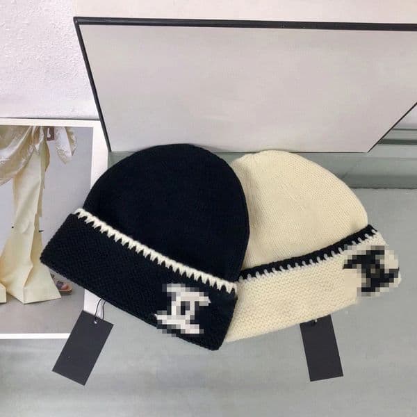 Letter C Wool for Women Designer Beanie Warm and Thick New Knitted Trendy Fashion Ear Protection Hat Skull caps Winter hats #3245