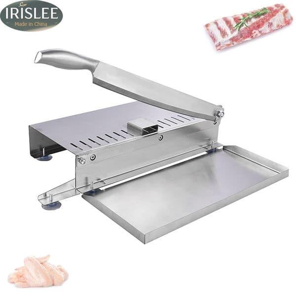 Household Food Cutter Bone Chopping and Chicken Slicing Gadget Stainless Steel Meat Guillotine