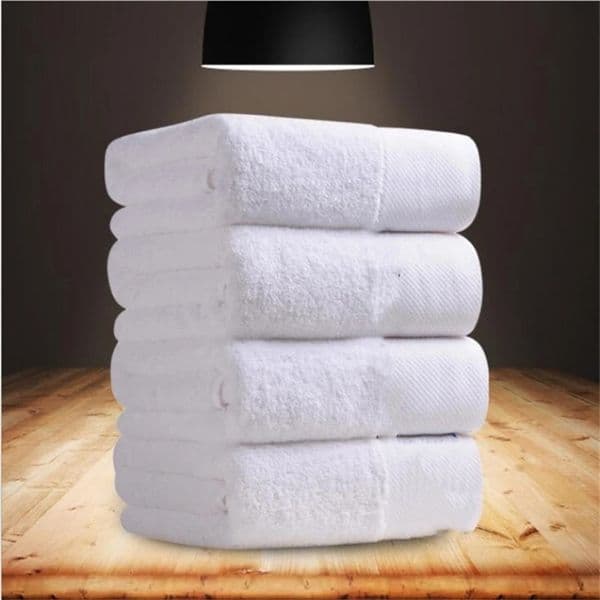 40X80CM White Pure Cotton Towel Adult Washing Face Bath el Pure Cotton Men And Women SPA Soft Absorbent Lint-Free Towels 250226