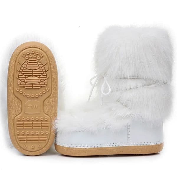 Winter Boots Womens Snow Boots Coldproof Antiskid Thicken Plush Midcalf Female Shoe Thick Platform Space Ski Boots Size 3542 250929