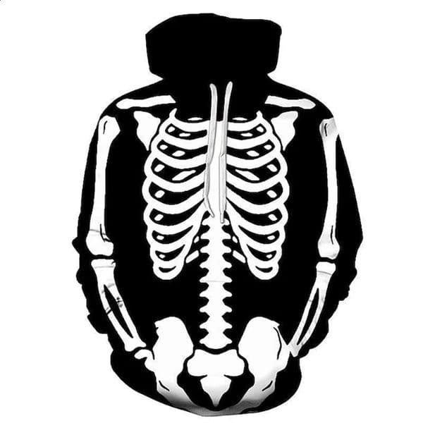 Autumn Skull Skeleton 3D Print Hoodies Men Women Fashion Casual Sweatshirts Oversized Hoodie Pullovers Tracksuit Clothing 241230