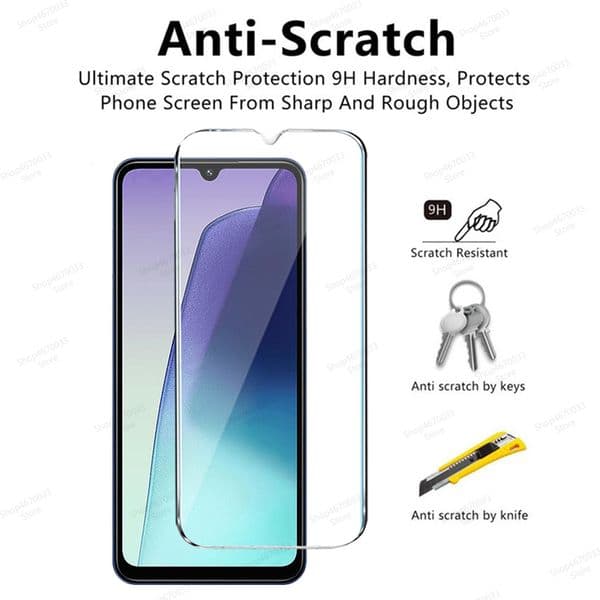 4PCS Screen Protector For Xiaomi Redmi 14C 13 13C 12 2025 10C A1 Plus A3 A2 10A 10 9T 9C 9A 9i 9 12C K60 Tempered Glass Redmi Turbo 3