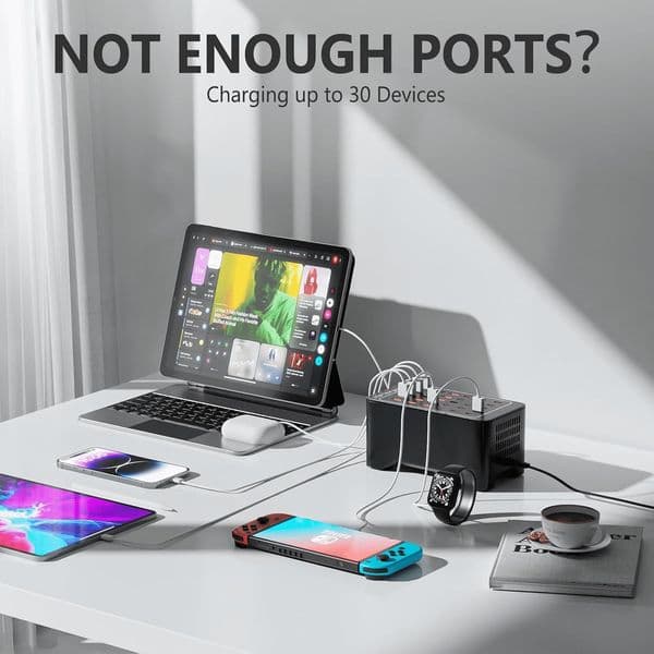 150W 30Port 2025 15C 15A Charger HUB Wall Desktop Fast Charging Station for Mobile Phone Power Adapter Hotels Shops Shopping malls