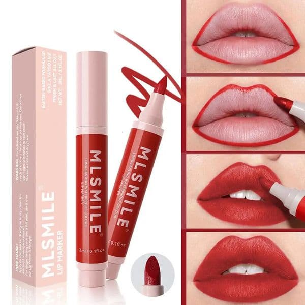Matte Lip Liner Marker Pen Waterproof Long Lasting Hydrating Highly Pigmented Lip Makeup Pen For Women Girls 3ml P6O7 250102