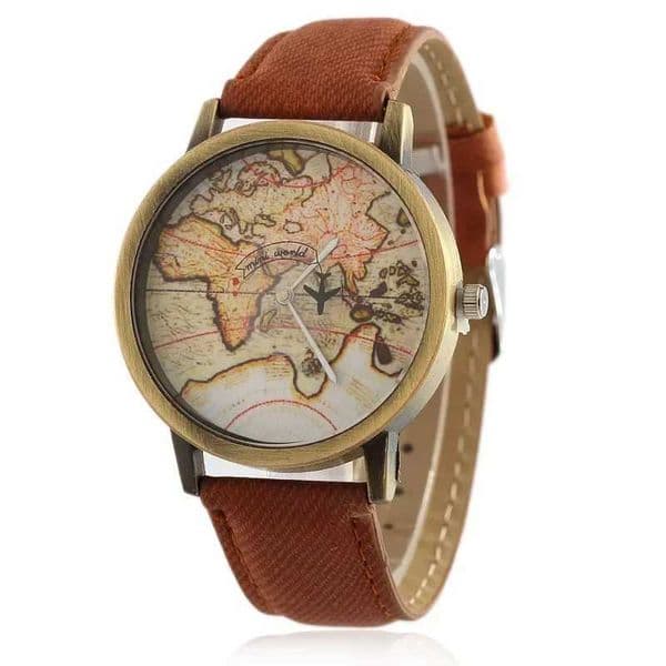 2024 es Men and Women Ms Version Str of The Vintage Canvas Str Female Clock Gift Reloj Hombre Relojes Para MujerXJ250102