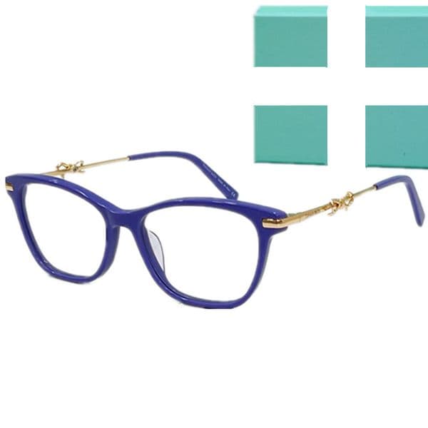 25new doublecolor plank cateye butterfly glasses frame women 296I metal hollow leg lightweight blugreen fullrim for prescription goggles fullset desig case