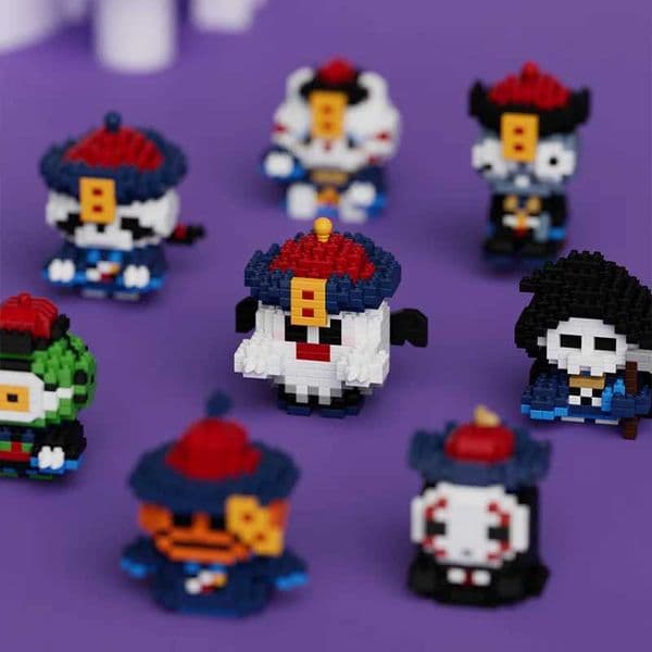 Zombie Adults Animal Particle Building Blocks Childrens Mini Brick Toys 6 to 10 Year Old Education Building Blocks Set W250102