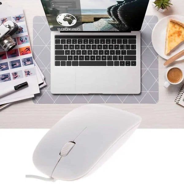 High Quality USB Wired Optical Mouse Scrub Cute Small Mouse for Mac Desktop Notebook Z250102