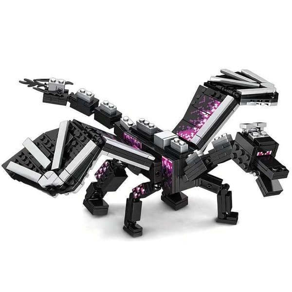246 black pixel dragon movie model building blocks Halloween gifts Christmas gifts birthday gifts W250102