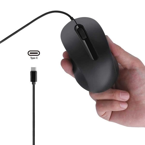 High Quality Silent C-type wired mouse ergonomic mini pink optical Mauser home office mouse suitable for laptops tablets Windows Android Mac girls gift Z250102