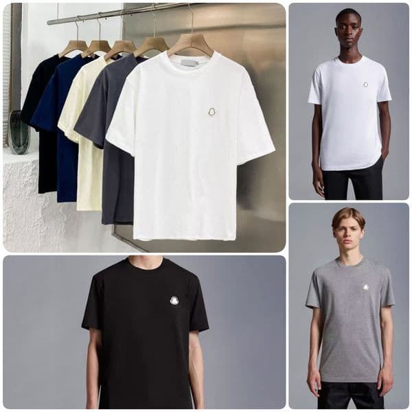 Fashion P designer men's T-shirt casual high-end couple short sleeved design loose street wear 100% pure cotton commercial clothing S-5XL